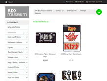 Tablet Screenshot of kissmuseum.com